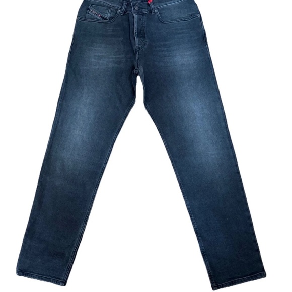 Diesel 2006 D-Fining Jeans Mens 32 Regular Fit Tapered Leg Black Denim Stretch
